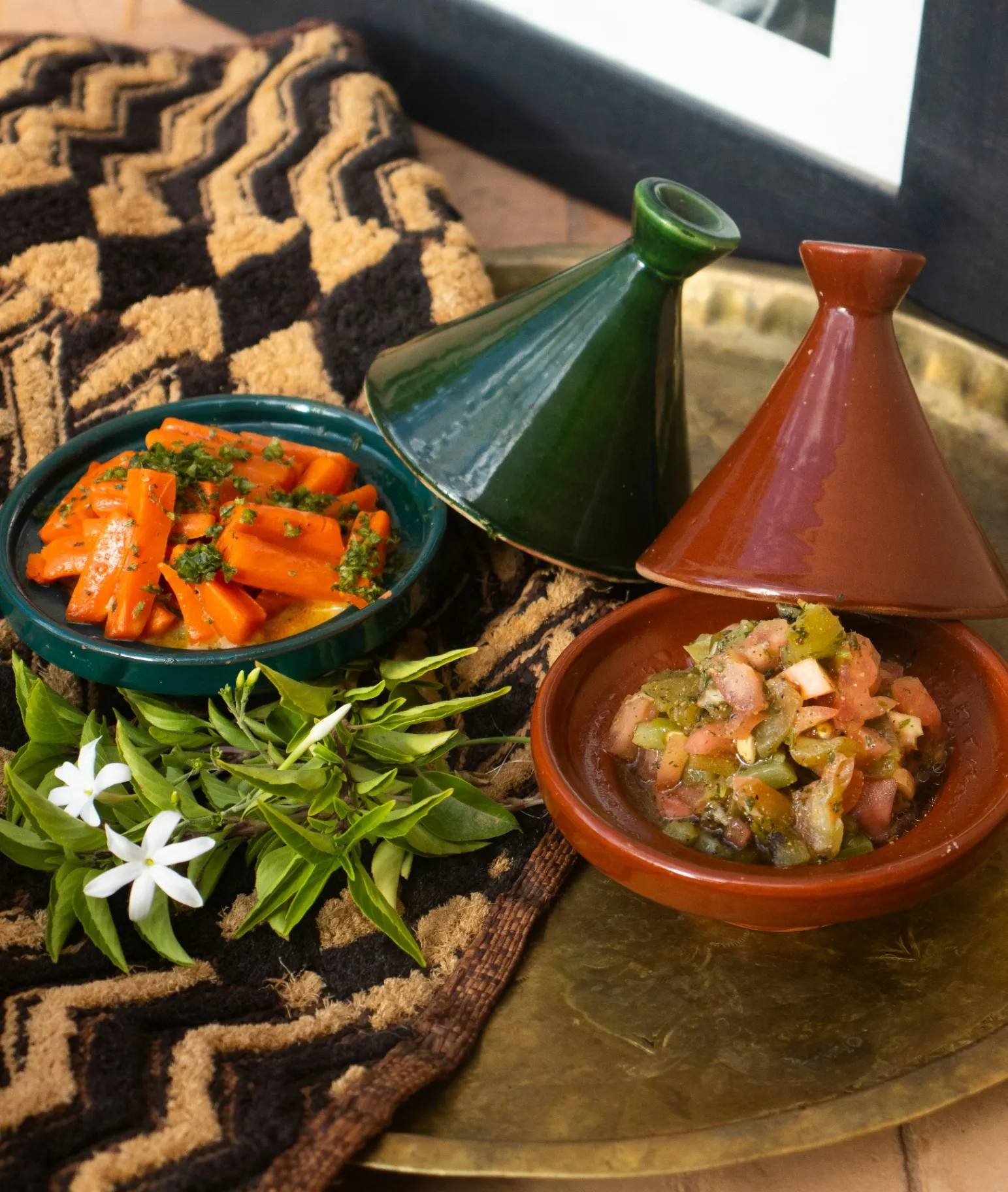 Moroccan tagine dishes