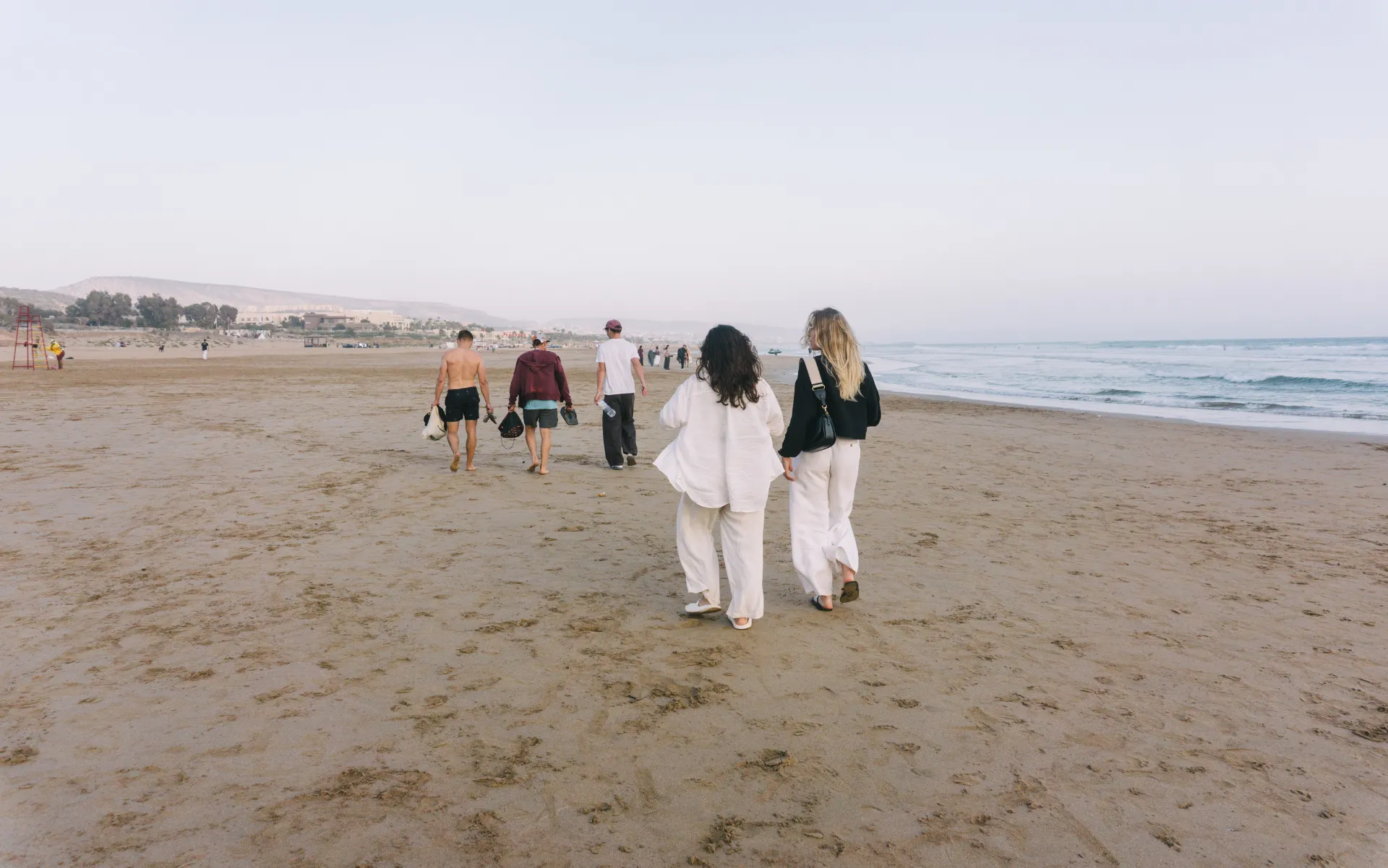 Sunset yoga session