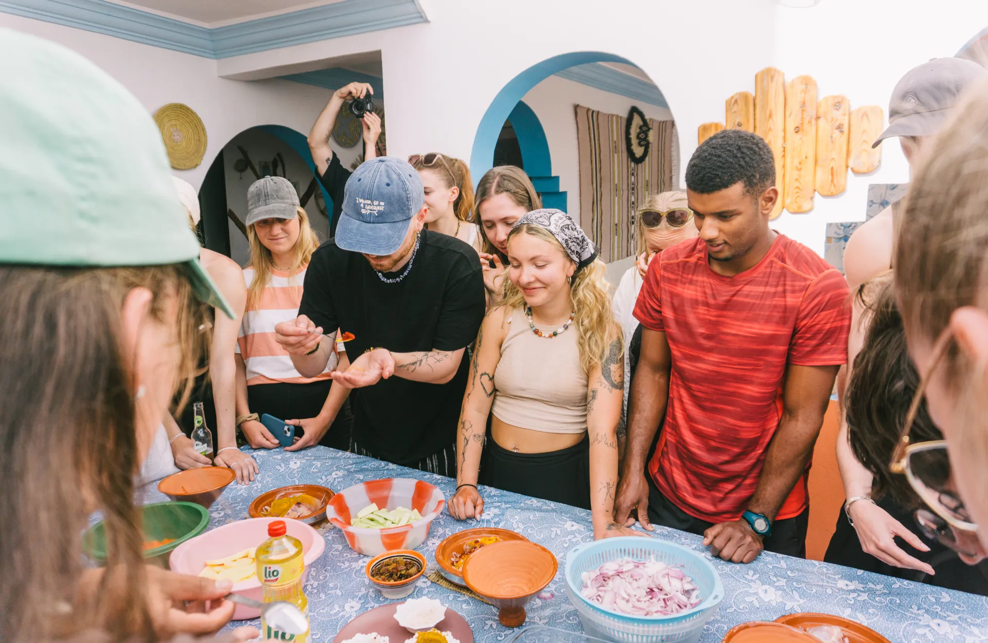 Fresh ingredients for Moroccan meals
